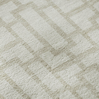 Piper Looms Mayfield Geometric AMF916 Ivory Machine Washable Area Rug Swatch Image