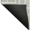 Piper Looms Mayfield Geometric AMF916 Silver Machine Washable Area Rug Backing Image