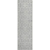 Piper Looms Mayfield Geometric AMF916 Silver Machine Washable Area Rug Runner Main Image