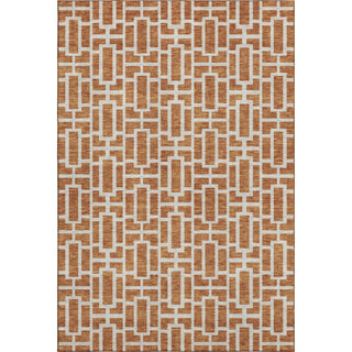 Piper Looms Mayfield Geometric AMF916 Terracotta Machine Washable Area Rug main image