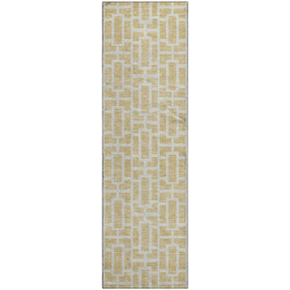 Piper Looms Mayfield Geometric AMF916 Wheat Machine Washable Area Rug Runner Main Image