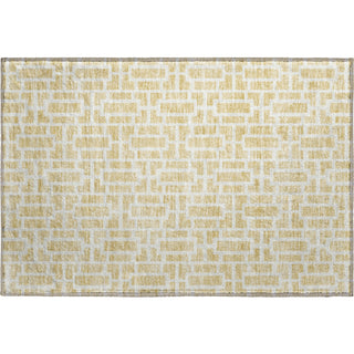 Piper Looms Mayfield Geometric AMF916 Wheat Machine Washable Area Rug Scatter Main Image