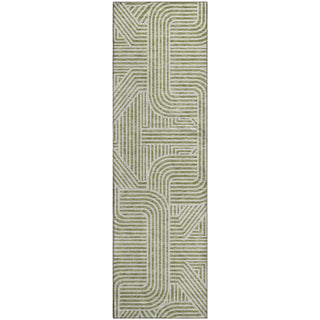 Piper Looms Mayfield Lines AMF917 Aloe Machine Washable Area Rug Runner Main Image