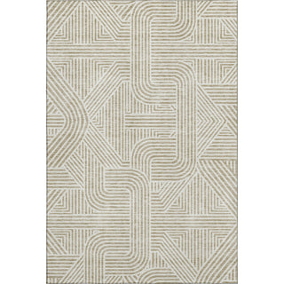 Piper Looms Mayfield Lines AMF917 Beige Machine Washable Area Rug main image