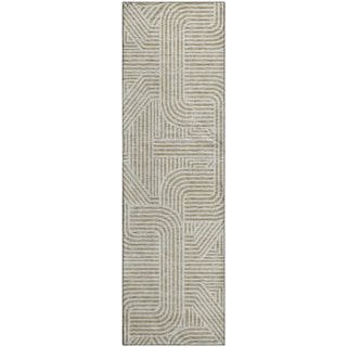 Piper Looms Mayfield Lines AMF917 Beige Machine Washable Area Rug Runner Main Image