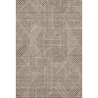 Piper Looms Mayfield Lines AMF917 Brown Machine Washable Area Rug main image