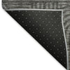 Piper Looms Mayfield Lines AMF917 Charcoal Machine Washable Area Rug Backing Image