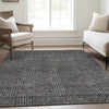 Piper Looms Mayfield Lines AMF917 Charcoal Machine Washable Area Rug Lifestyle Image Feature