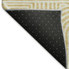 Piper Looms Mayfield Lines AMF917 Gold Machine Washable Area Rug Backing Image
