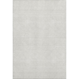 Piper Looms Mayfield Lines AMF917 Ivory Machine Washable Area Rug main image