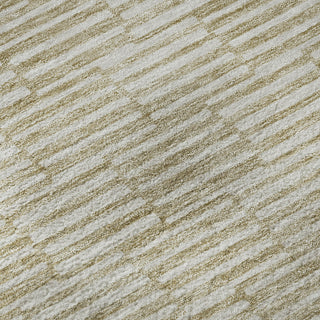 Piper Looms Mayfield Lines AMF918 Beige Machine Washable Area Rug Swatch Image