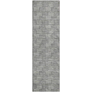 Piper Looms Mayfield Lines AMF918 Gray Machine Washable Area Rug Runner Main Image