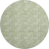 Piper Looms Mayfield Lines AMF918 Green Machine Washable Area Rug Round Main Image