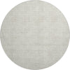Piper Looms Mayfield Lines AMF918 Ivory Machine Washable Area Rug Round Main Image