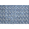 Piper Looms Mayfield Lines AMF918 Navy Machine Washable Area Rug Scatter Main Image