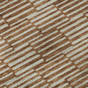 Piper Looms Mayfield Lines AMF918 Paprika Machine Washable Area Rug Swatch Image