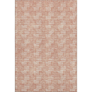 Piper Looms Mayfield Lines AMF918 Salmon Machine Washable Area Rug main image