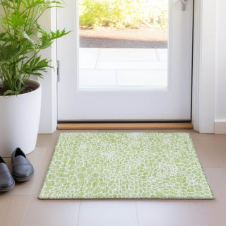 Piper Looms Mayfield Geometric AMF919 Aloe Machine Washable Area Rug Scatter Lifestyle Image Feature