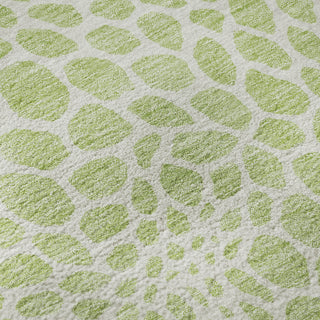 Piper Looms Mayfield Geometric AMF919 Aloe Machine Washable Area Rug Swatch Image