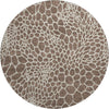 Piper Looms Mayfield Geometric AMF919 Brown Machine Washable Area Rug Round Main Image
