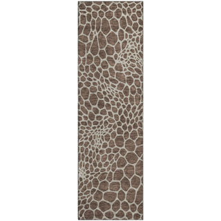 Piper Looms Mayfield Geometric AMF919 Brown Machine Washable Area Rug Runner Main Image
