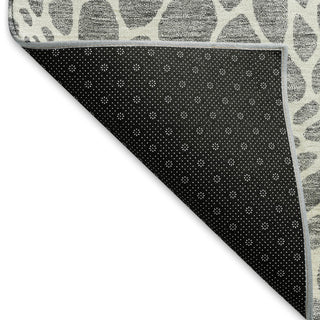Piper Looms Mayfield Geometric AMF919 Gray Machine Washable Area Rug Backing Image