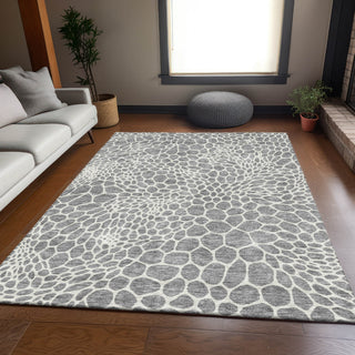 Piper Looms Mayfield Geometric AMF919 Gray Machine Washable Area Rug Lifestyle Image Feature
