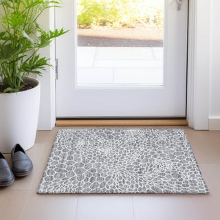 Piper Looms Mayfield Geometric AMF919 Gray Machine Washable Area Rug Scatter Lifestyle Image Feature