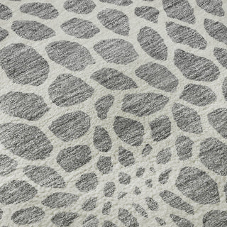 Piper Looms Mayfield Geometric AMF919 Gray Machine Washable Area Rug Swatch Image