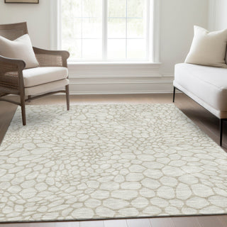 Piper Looms Mayfield Geometric AMF919 Ivory Machine Washable Area Rug Lifestyle Image Feature