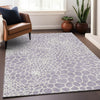 Piper Looms Mayfield Geometric AMF919 Lilac Machine Washable Area Rug Lifestyle Image Feature