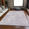 Piper Looms Mayfield Geometric AMF919 Lilac Machine Washable Area Rug Lifestyle Image Feature