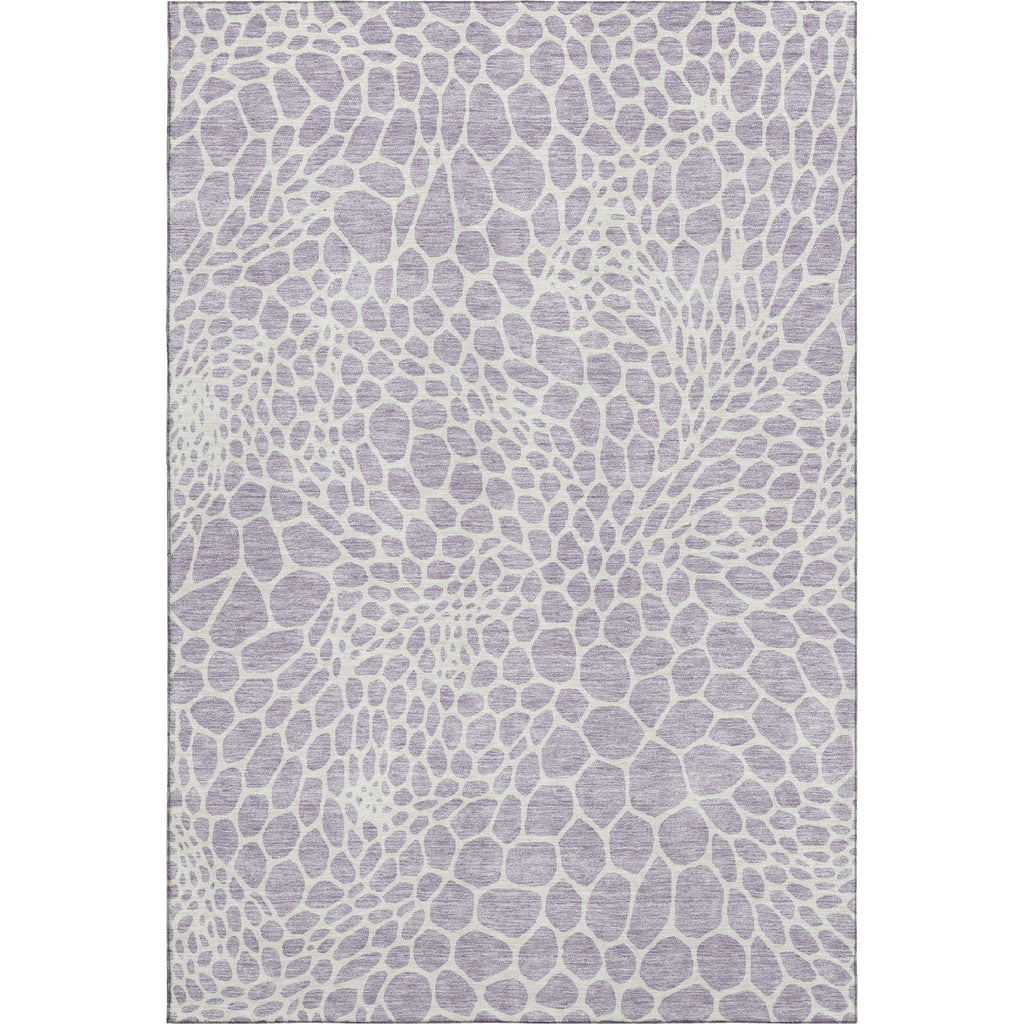 Piper Looms Mayfield Geometric AMF919 Lilac Machine Washable Area Rug main image