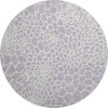 Piper Looms Mayfield Geometric AMF919 Lilac Machine Washable Area Rug Round Main Image