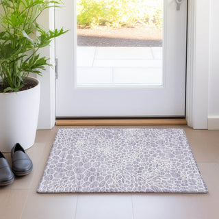 Piper Looms Mayfield Geometric AMF919 Lilac Machine Washable Area Rug Scatter Lifestyle Image Feature