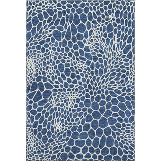 Piper Looms Mayfield Geometric AMF919 Navy Machine Washable Area Rug main image