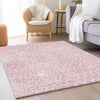 Piper Looms Mayfield Geometric AMF919 Pink Machine Washable Area Rug Lifestyle Image Feature