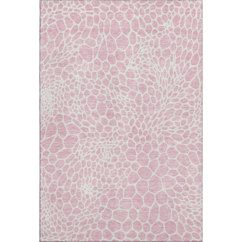 Piper Looms Mayfield Geometric AMF919 Pink Machine Washable Area Rug main image