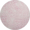 Piper Looms Mayfield Geometric AMF919 Pink Machine Washable Area Rug Round Main Image
