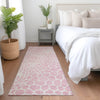 Piper Looms Mayfield Geometric AMF919 Pink Machine Washable Area Rug Runner Lifestyle Image Feature