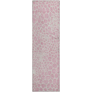 Piper Looms Mayfield Geometric AMF919 Pink Machine Washable Area Rug Runner Main Image