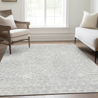 Piper Looms Mayfield Geometric AMF919 Silver Machine Washable Area Rug Lifestyle Image Feature