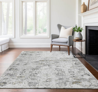 Piper Looms Mayfield Ornate AMF92 Dove Machine Washable Area Rug Lifestyle Image Feature