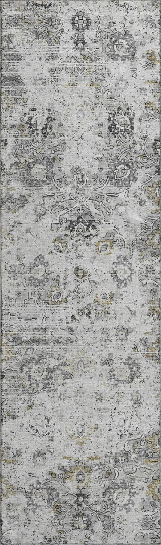 Piper Looms Mayfield Ornate AMF92 Dove Machine Washable Area Rug Runner Main Image