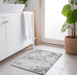 Piper Looms Mayfield Ornate AMF92 Dove Machine Washable Area Rug Scatter Lifestyle Image Feature