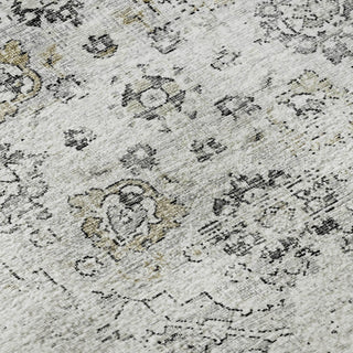 Piper Looms Mayfield Ornate AMF92 Dove Machine Washable Area Rug Swatch Image