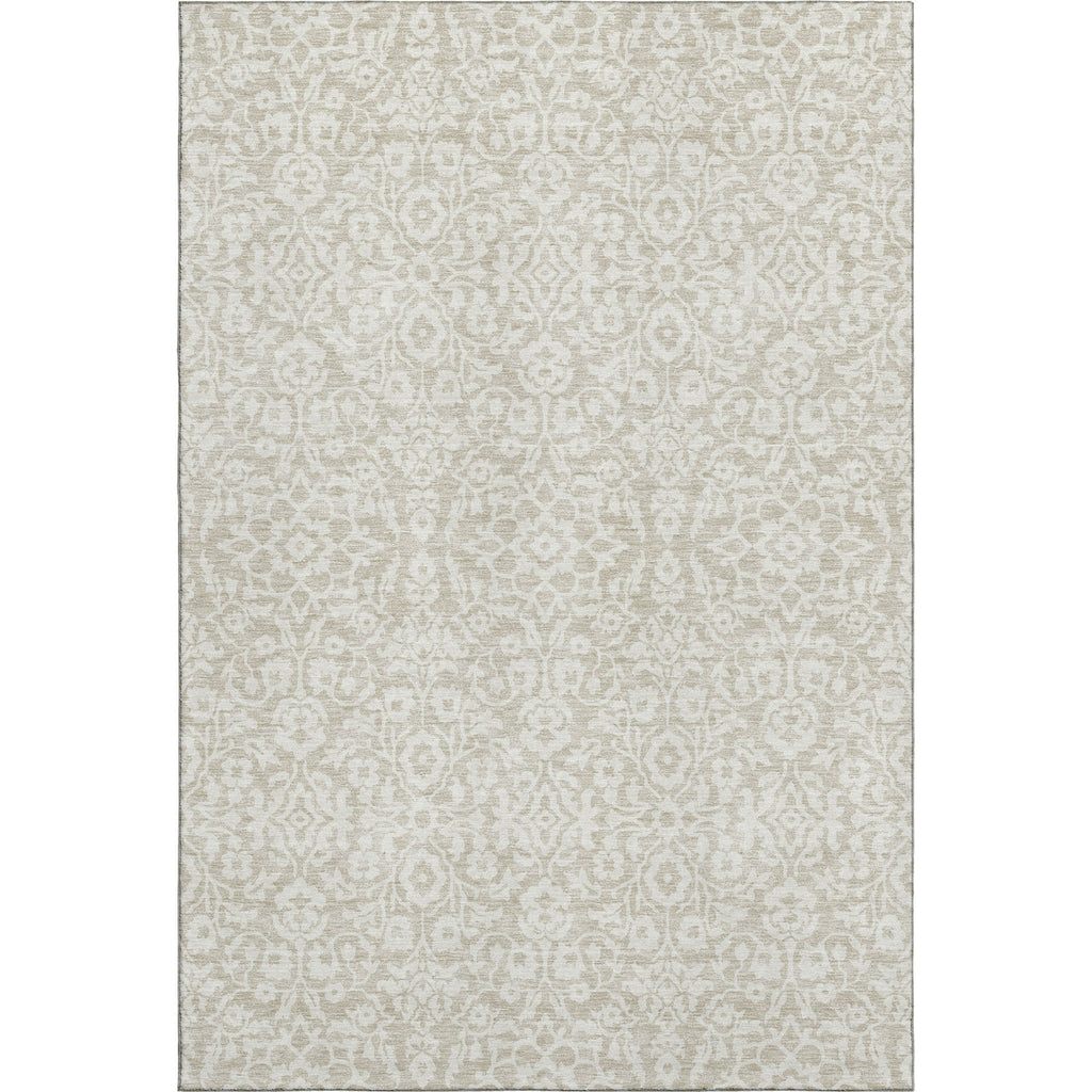 Piper Looms Mayfield Damask AMF920 Beige Machine Washable Area Rug main image