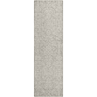 Piper Looms Mayfield Damask AMF920 Beige Machine Washable Area Rug Runner Main Image