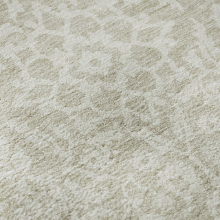 Piper Looms Mayfield Damask AMF920 Beige Machine Washable Area Rug Swatch Image