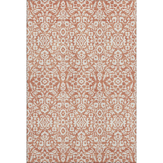 Piper Looms Mayfield Damask AMF920 Coral Machine Washable Area Rug main image